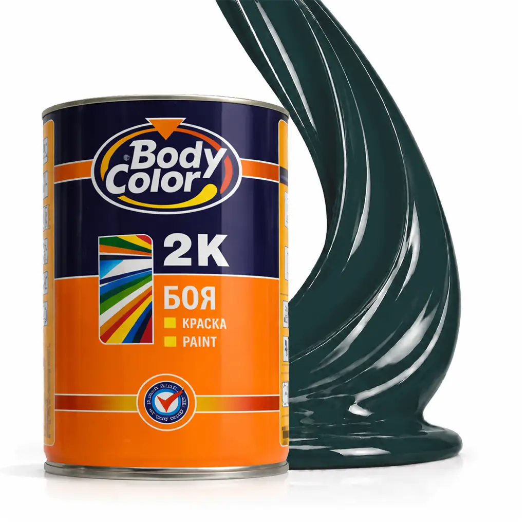 Автобоя акрилна 2K Body Color 377 Мурена - петролно зелена 900мл. 2:1