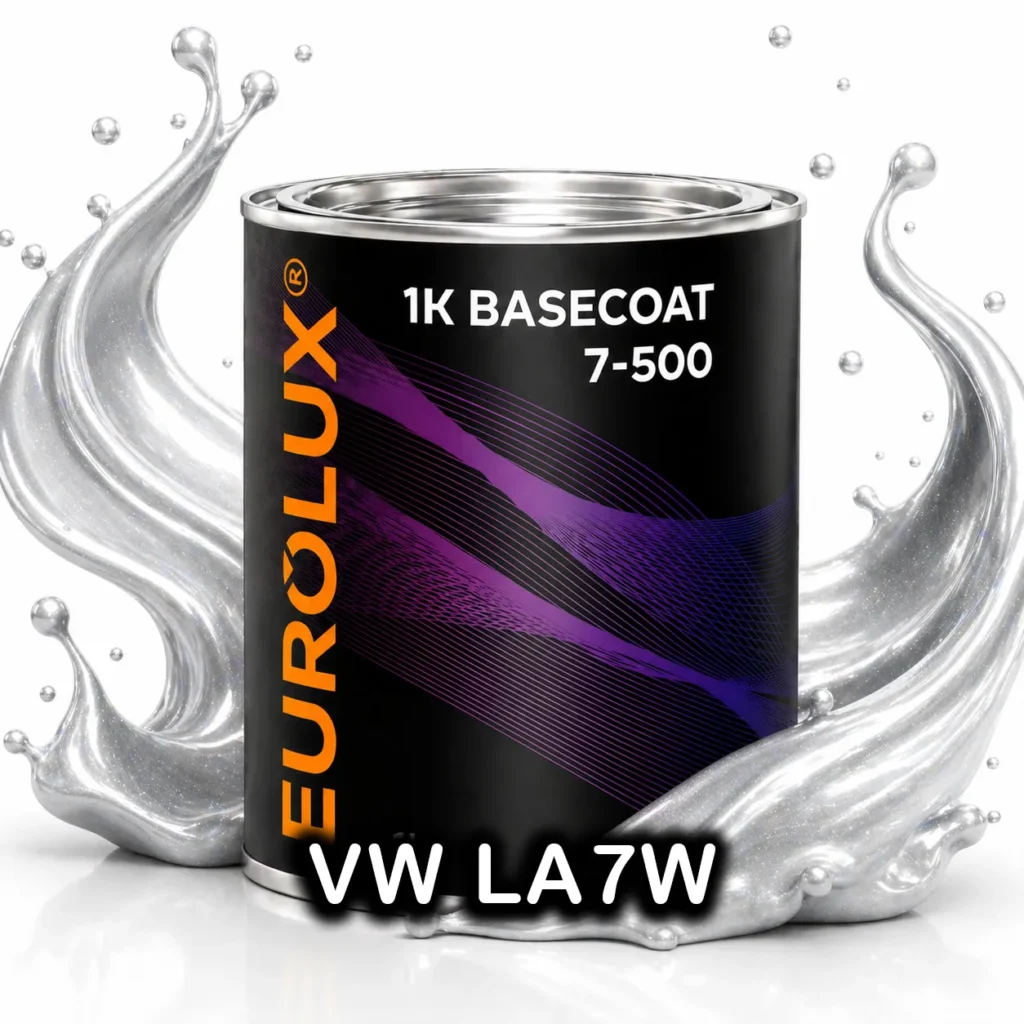 Автобоя база Eurolux 1K Basecoat VW LA7W Reflex Silver Metallic 1л.