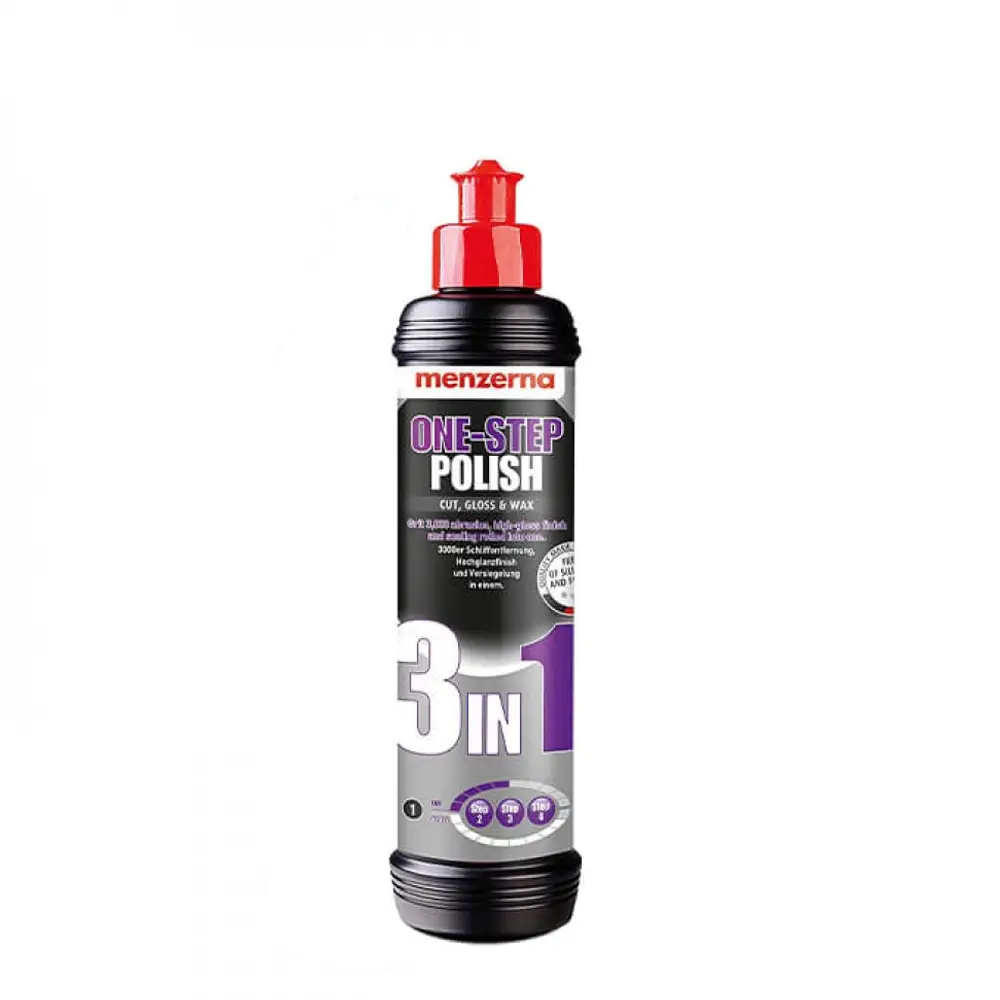 Menzerna One Step Polish 3in1 – полираща паста 3 в 1 (рязане, гланц и защита) 250мл.