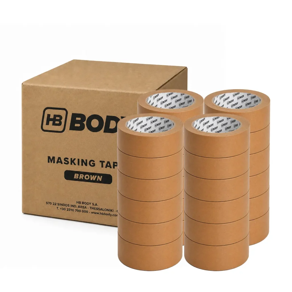 Маскиращо тиксо HB BODY 60°C кафяво 36 мм. x 40 м. – кашон 24 бр.