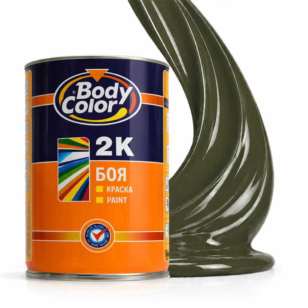 Автобоя акрилна 2К Body Color 303 Хаки - маслено зелена 900мл. 2:1