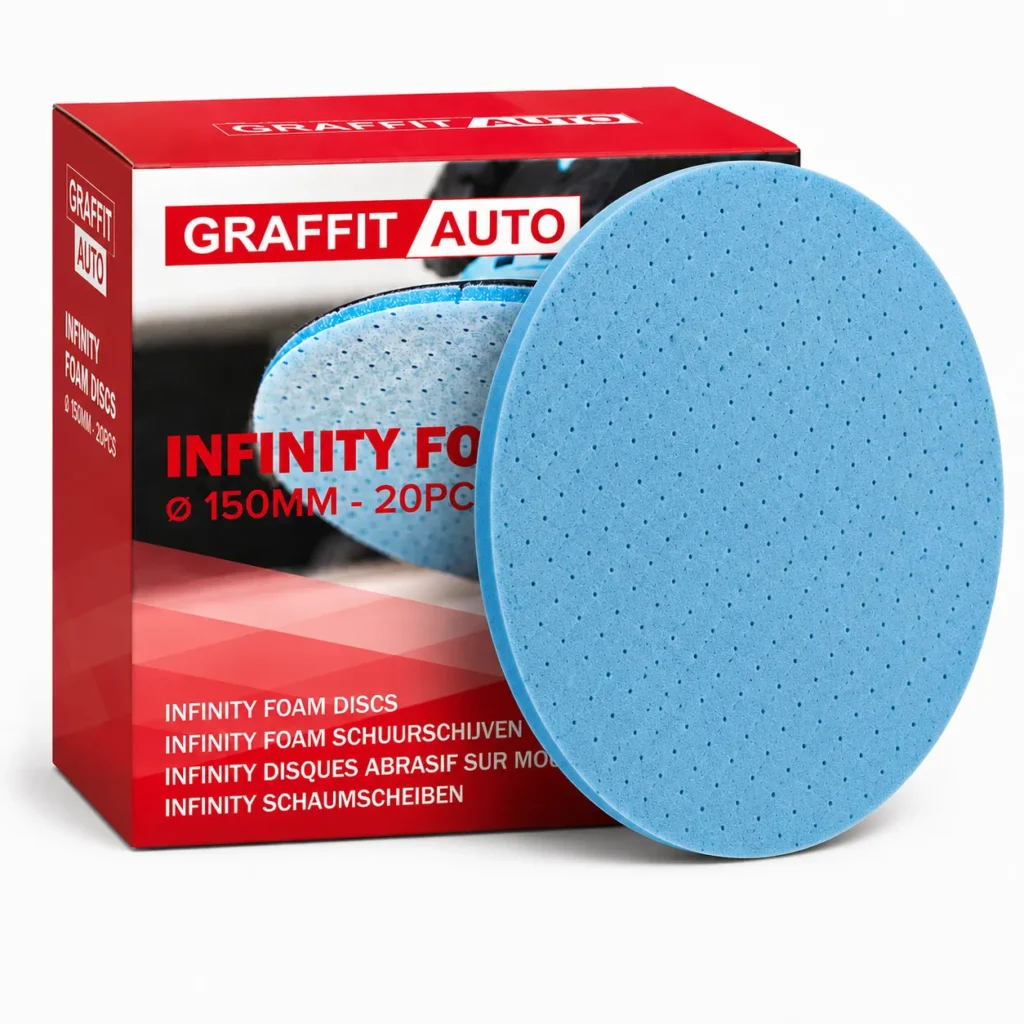 Мат диск Graffit Auto Infinity Foam Disc 150 мм – за сухо и мокро шлайфане