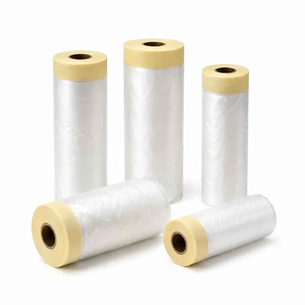 HDPE маскиращо фолио с тиксо в различни размери